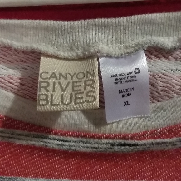 Rustic red and white striped dress - Picture 3 of 4